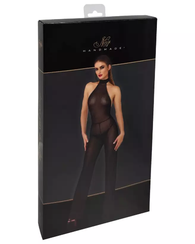 Noir Jumpsuit par Noir Homemade en style Combinaison Fetish élégante et séduisante-3