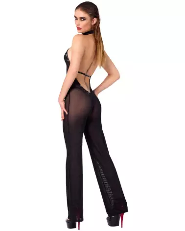 Noir Jumpsuit par Noir Homemade en style Combinaison Fetish élégante et séduisante-4