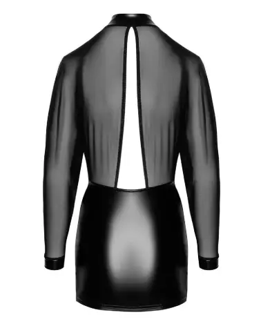 Robe tulle noir élégante Noir Homemade pour soirées fetish-7