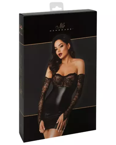 Gauntlets de bras Noir Dress pour look fetish élégant par Noir Homemade-3