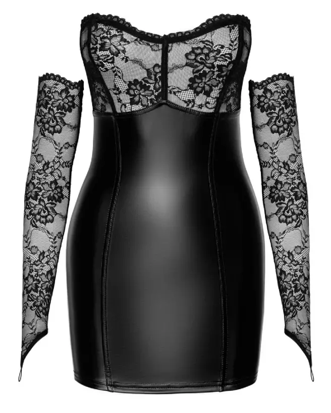 Gauntlets de bras Noir Dress pour look fetish élégant par Noir Homemade-6