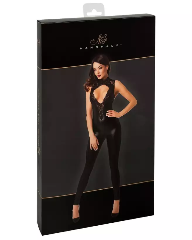 Image du Noir Jumpsuit de Noir Handmade - Combinaison Fetish Élégante-3
