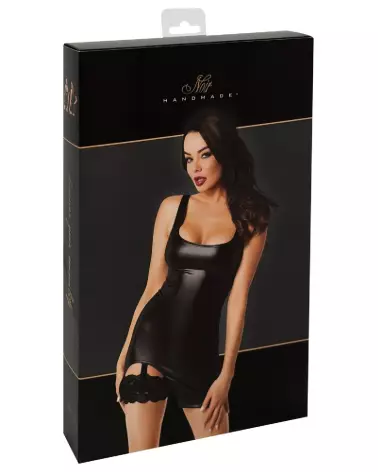 Robe Suspender Strap Noir Homemade en style fetish élégant-1