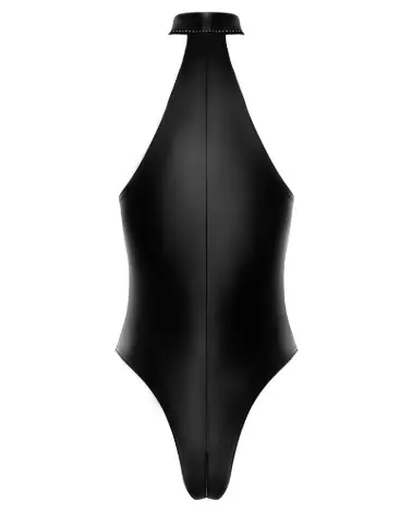 Body Zip+Glitter de Noir Handmade en paillettes pour tenue fetish-7
