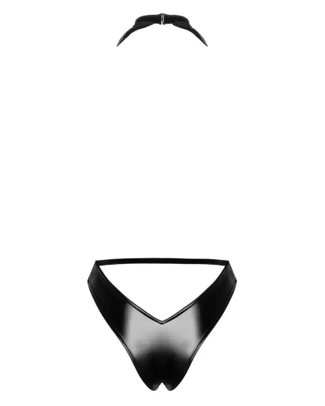 Body Pearls Noir Handmade en lingerie fetish élégante et sensuelle-6