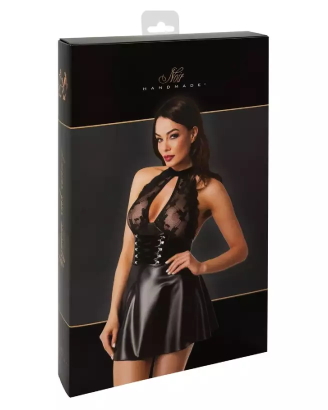 Robe lacée Dress Lacing de Noir Homemade en tenue fetish élégante-3