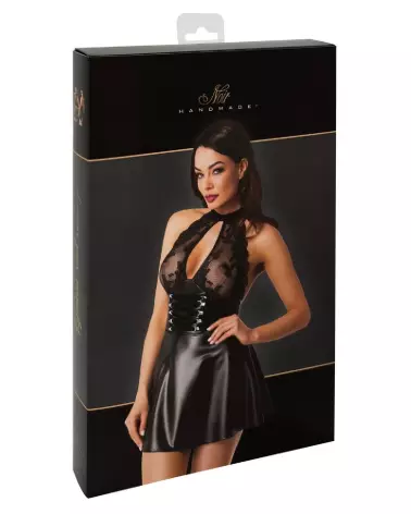 Robe lacée Dress Lacing de Noir Homemade en tenue fetish élégante-3