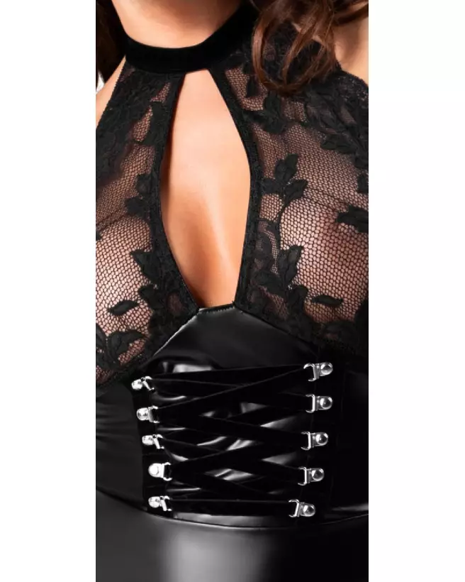 Robe lacée Dress Lacing de Noir Homemade en tenue fetish élégante-5