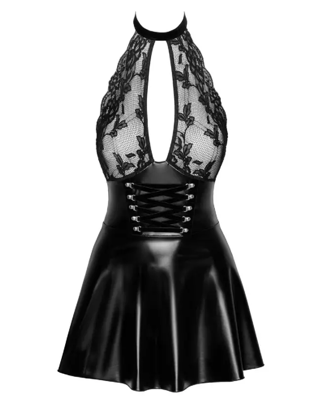 Robe lacée Dress Lacing de Noir Homemade en tenue fetish élégante-6