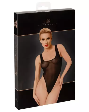 Image du Body Basic Noir par Noir Homemade, combinaison fetish élégante-3