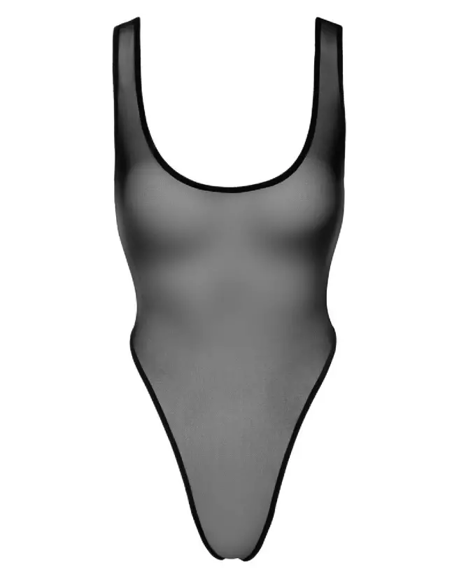 Image du Body Basic Noir par Noir Homemade, combinaison fetish élégante-6