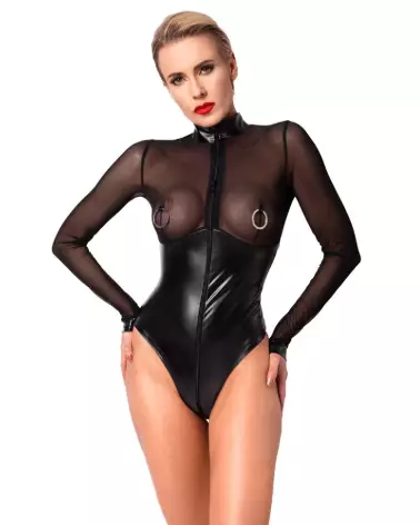 Body Rings Noir de Noir Homemade en tenue fetish élégante-1