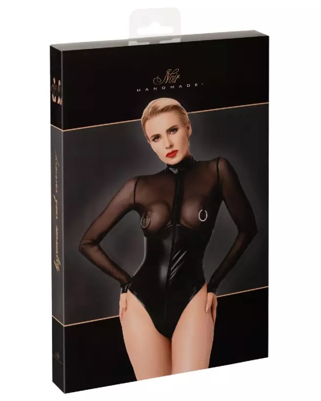 Body Rings Noir de Noir Homemade en tenue fetish élégante-3