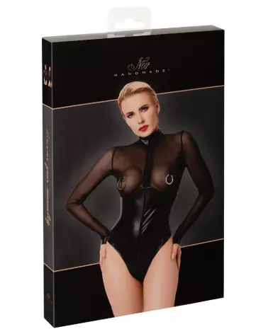 Body Rings Noir de Noir Homemade en tenue fetish élégante-3