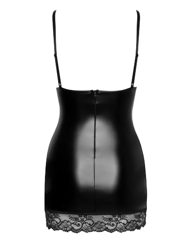 Robe noire en dentelle Noir Homemade élégante pour soirées fetish-5