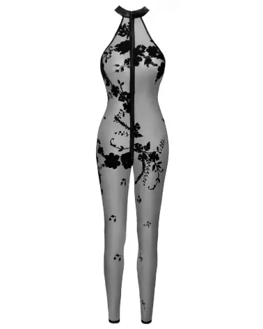 Catsuit noir en latex de marque Noir Homemade pour séduction et style-6
