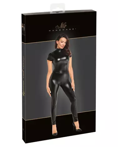 Photo de la Combinaison Laced Noir Homemade en style fetish chic-3