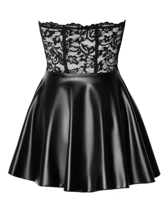 Robe Corset Dress Noir Handmade élégante et coquine pour soirées glamour-7