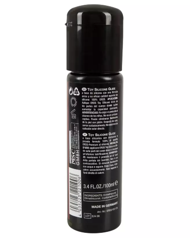 Image du lubrifiant EROS Toy Glide 100ml à base d'eau-3