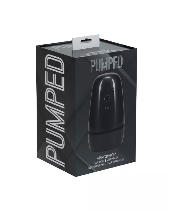 Pulsar Masturbateur Pression Négative et Vibration Gun Metal par Pumped by Shots-1