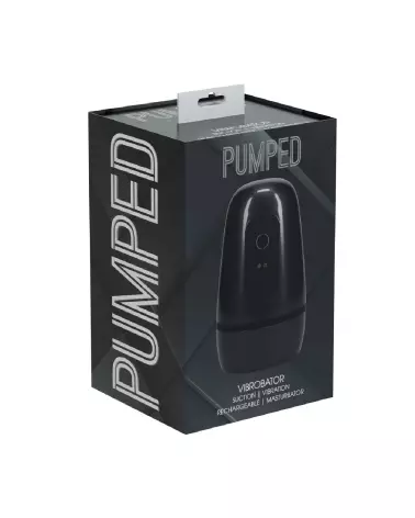 Pulsar Masturbateur Pression Négative et Vibration Gun Metal par Pumped by Shots-1
