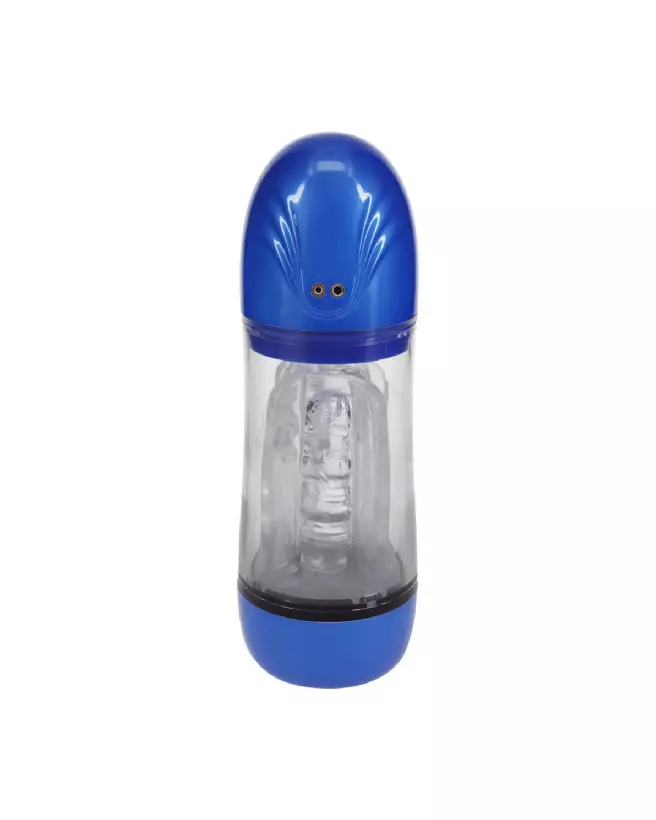 SonicPull Masturbateur Bleu par Pumped by Shots avec Aspiration et Vibration-2