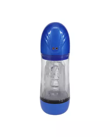 SonicPull Masturbateur Bleu par Pumped by Shots avec Aspiration et Vibration-2
