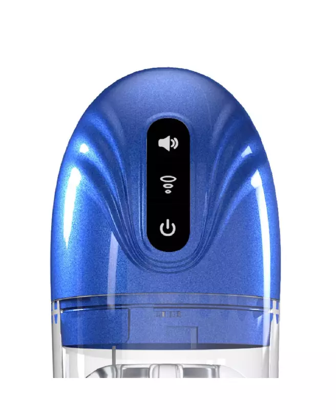SonicPull Masturbateur Bleu par Pumped by Shots avec Aspiration et Vibration-6