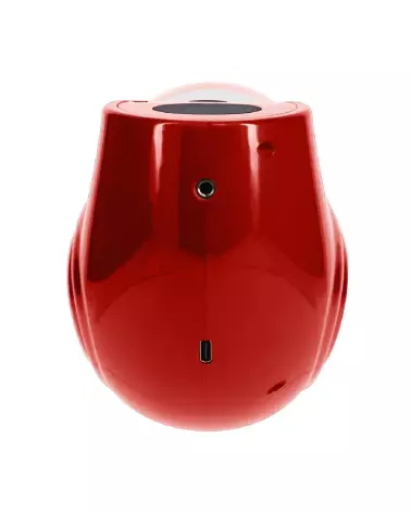 StrokeMate rouge métallique - Masturbateur haute performance avec succion, rotation et poussée-3