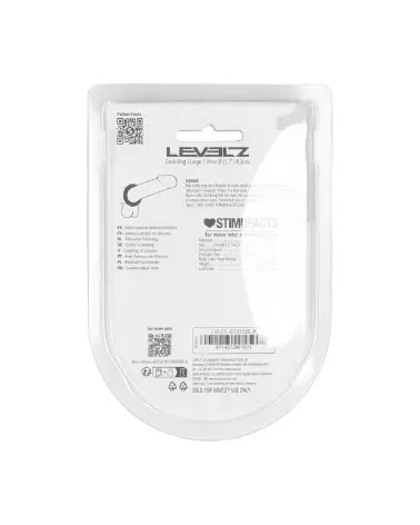 Cockring noir en silicone liquide de Levelz by Shots pour endurance et confort-2
