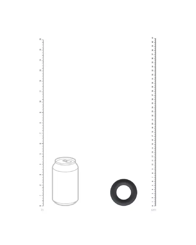 Cockring noir en silicone liquide de Levelz by Shots pour endurance et confort-3