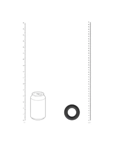 Cockring noir en silicone liquide de Levelz by Shots pour endurance et confort-3
