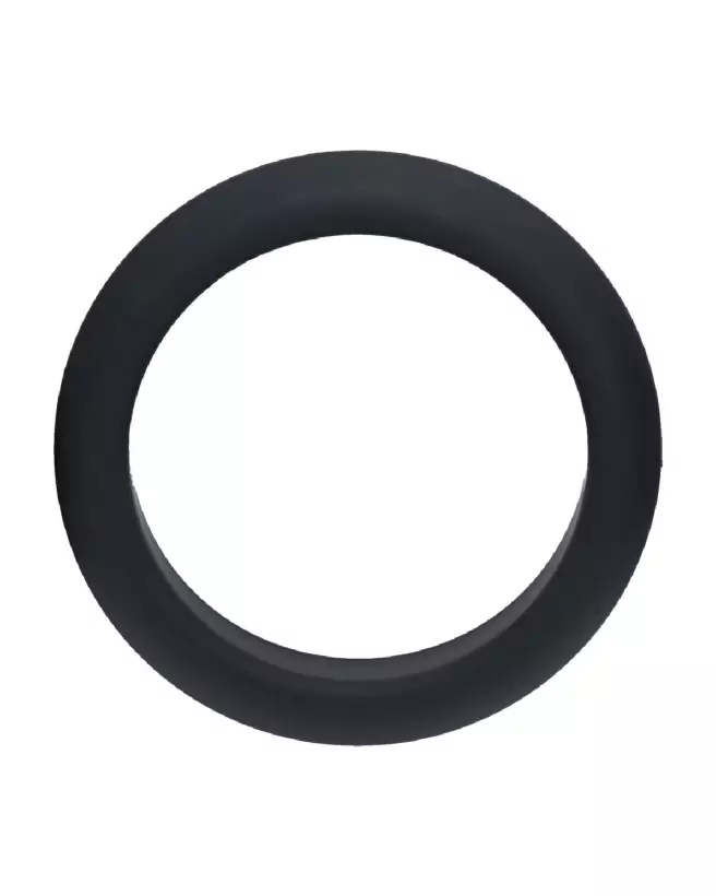 Cockring Wide O 35mm Noir en Silicone de Levelz by Shots pour endurance et confort-3