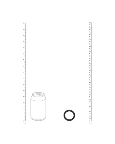 Cockring Wide O 35mm Noir en Silicone de Levelz by Shots pour endurance et confort-4