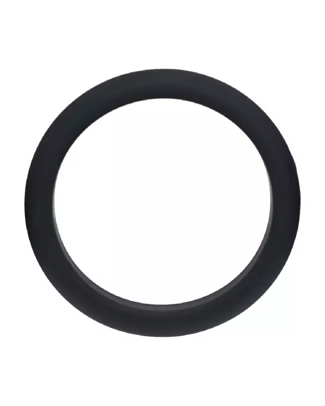 Cockring Wide O XL 50mm en silicone noir par Levelz by Shots-3