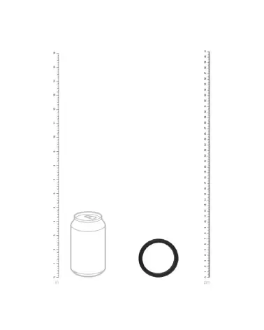 Cockring Wide O XXL en silicone noir de Levelz by Shots pour endurance et confort-4