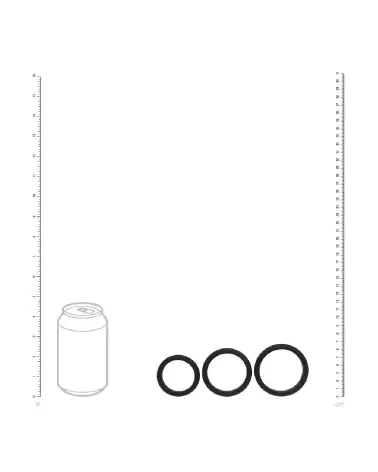 Set de 3 cockrings Wide O Levelz by Shots en silicone noir, tailles L, XL, XXL-4