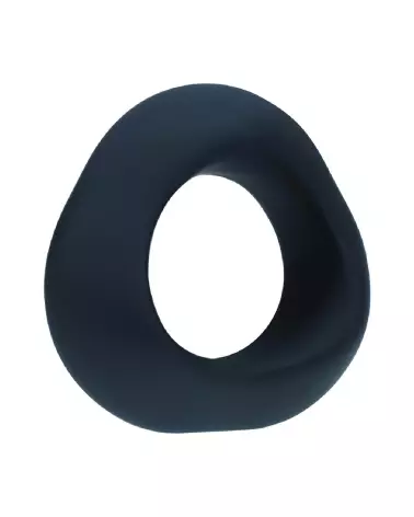 Image de l'Anneau Pénien Ergo en Silicone Liquide Noir de Levelz by Shots-3