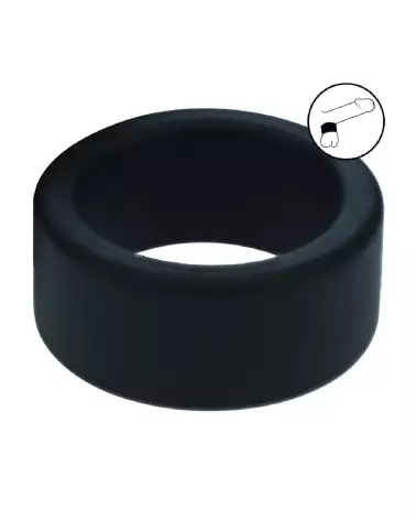 Image de sangle en silicone liquide noire Levelz by Shots taille S-6