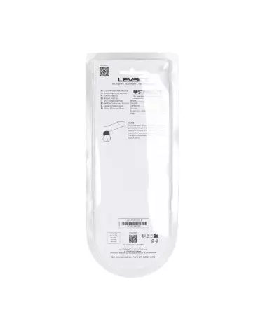Ensemble de sangles en silicone liquide noir Levelz by Shots, tailles S/M/L, pour performance et confort-2