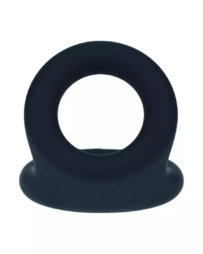 Double O Cockring en Silicone Noir Taille S par Levelz by Shots-5