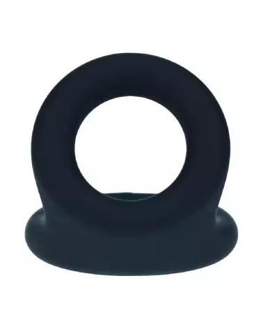Double O Cockring en Silicone Noir Taille S par Levelz by Shots-5