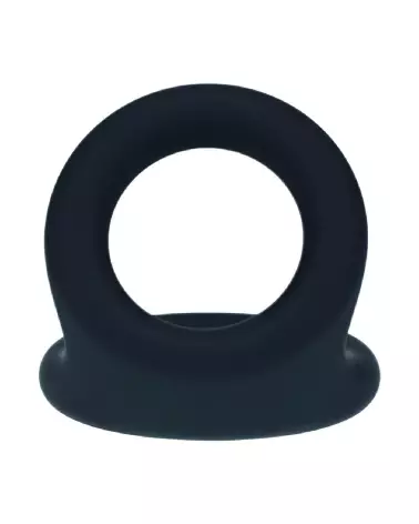 Cockring Double O en Silicone Noir Taille M par Levelz by Shots pour Performance et Confort-5