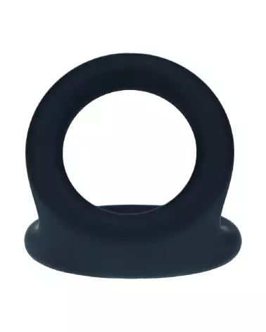 Image Double O Cockring en Silicone Noir par Levelz by Shots - Confort et Endurance-5