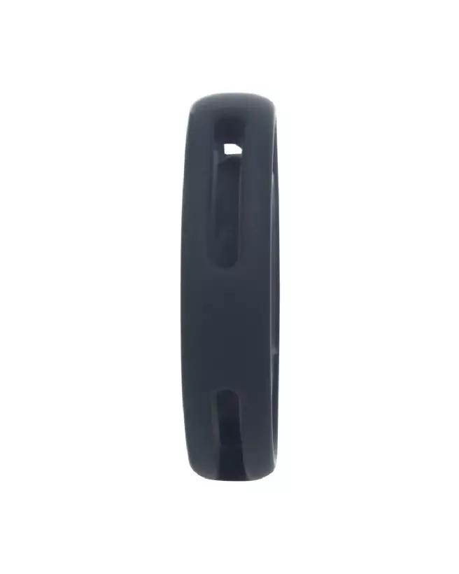 Cockring en silicone noir rainuré de Levelz by Shots pour endurance-4