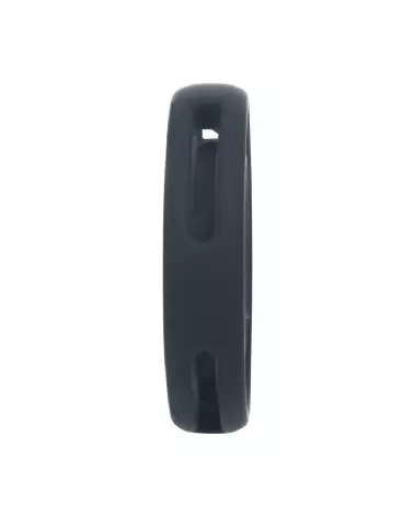 Cockring en silicone noir rainuré de Levelz by Shots pour endurance-4