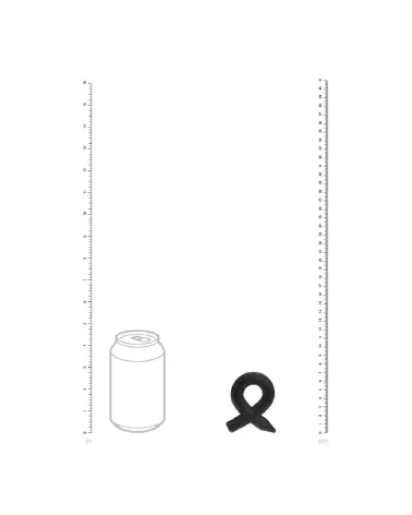 Cockring en silicone liquide noir Pencil de Levelz by Shots pour endurance et confort-5