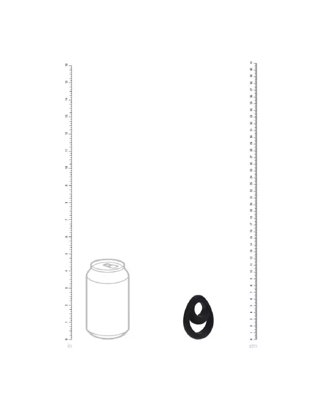 Image du Double Ergo Silicone Cockring Noir par Levelz by Shots, amélioration de performance et confort-5