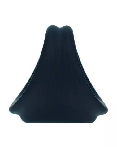 Harnais silicone noir pour pénis et testicules Levelz by Shots-3