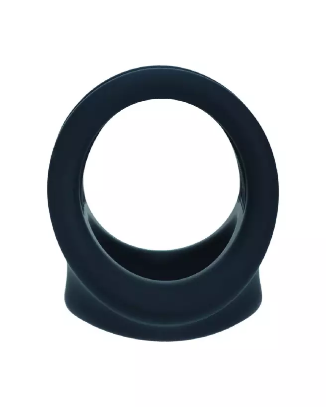 Harnais silicone noir pour pénis et testicules Levelz by Shots-4